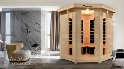 6 Person Indoor Infrared Full Spectrum Sauna | Medical 6 Plus™